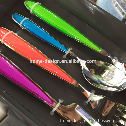 double injection handle flatware